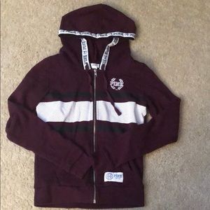 PINK Burgundy Perfect Zip Up
